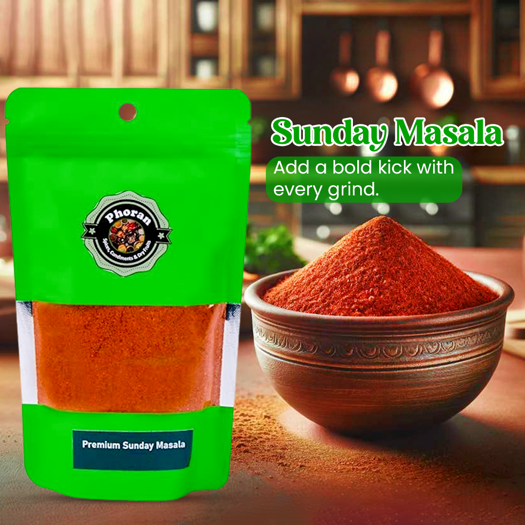 Premium Sunday Family Masala - All-in-One Spice with Digestive Benefits | Phoran Masala