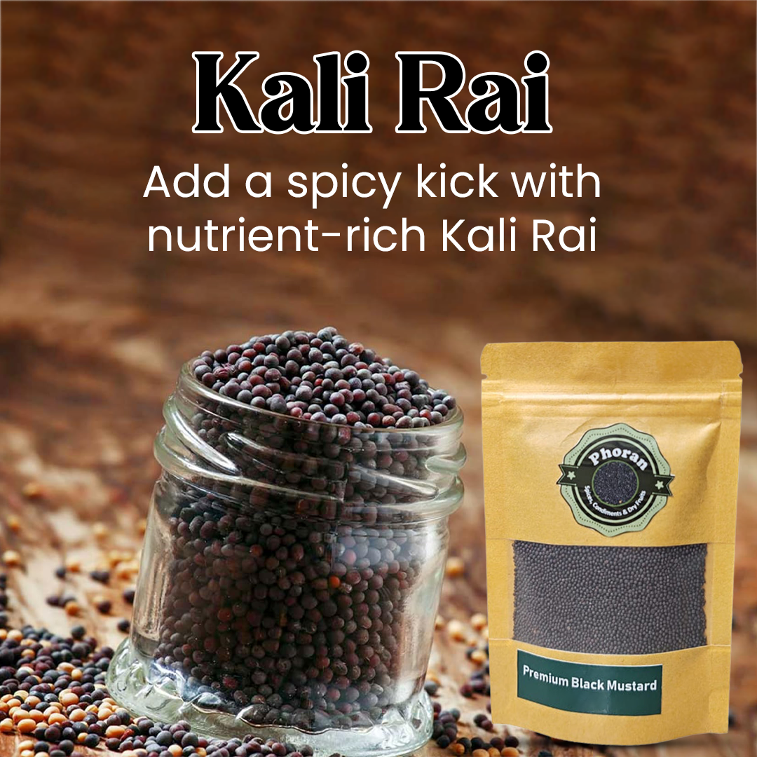 PREMIUM BLACK MUSTARD SEEDS / KALI RAI