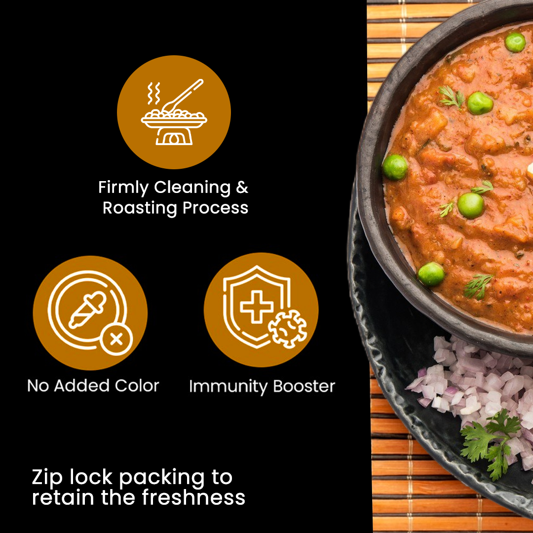 Pav bhaji in Plate with zip locking packet