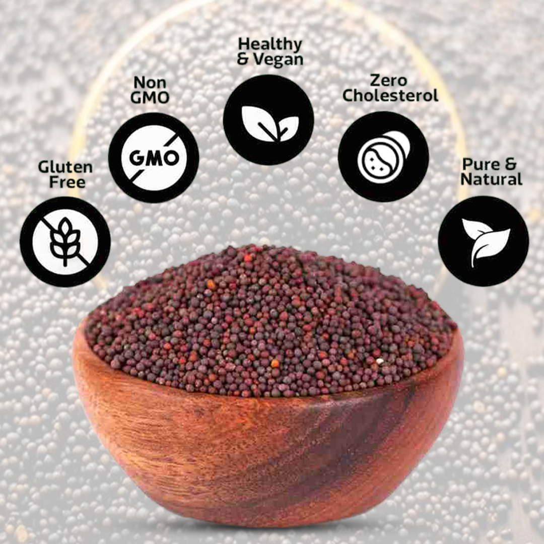 PREMIUM BLACK MUSTARD SEEDS / KALI RAI