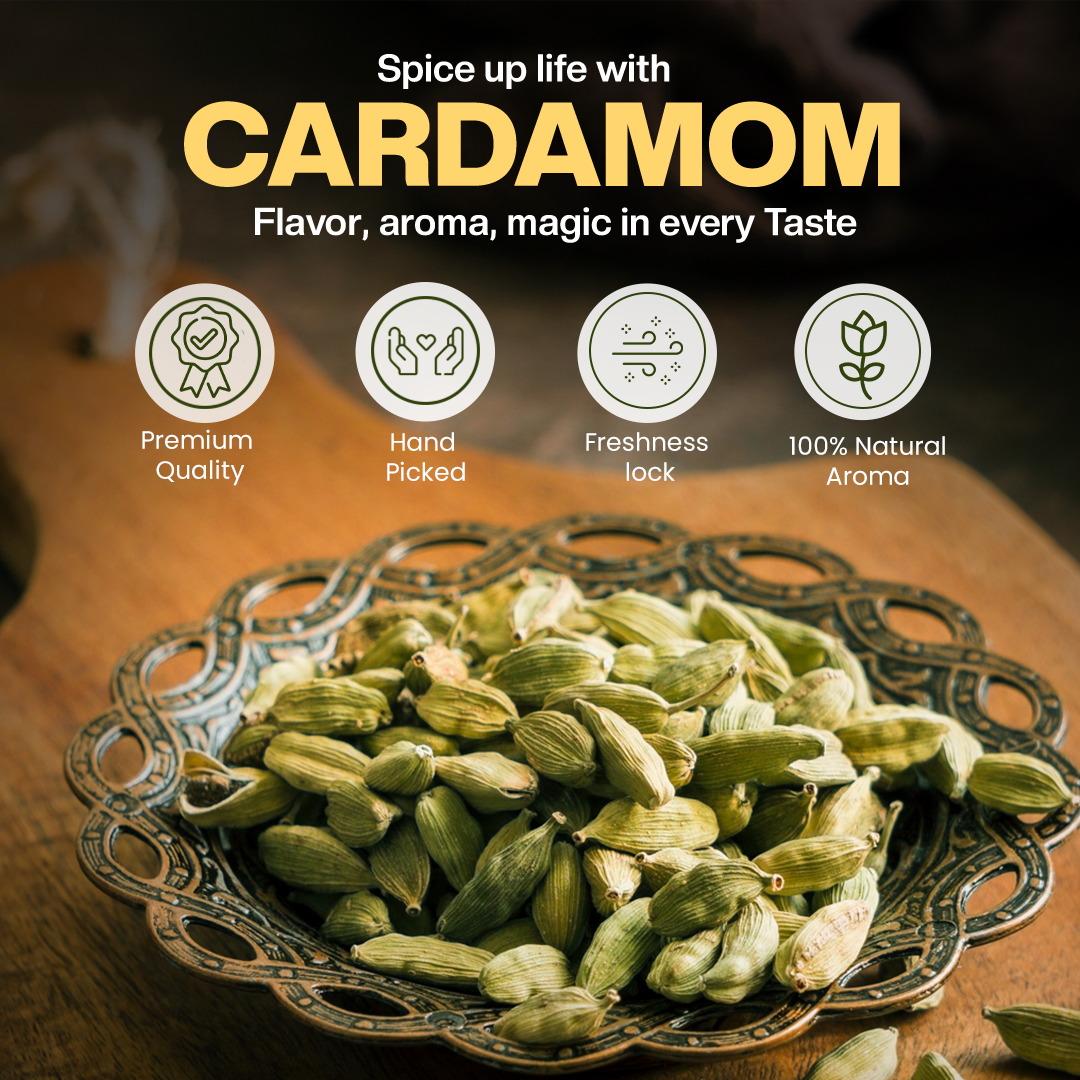 PREMIUM GREEN CARDAMOM / ELAICHI