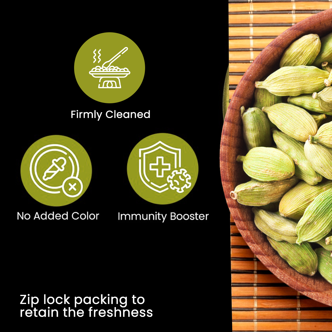 PREMIUM GREEN CARDAMOM / ELAICHI