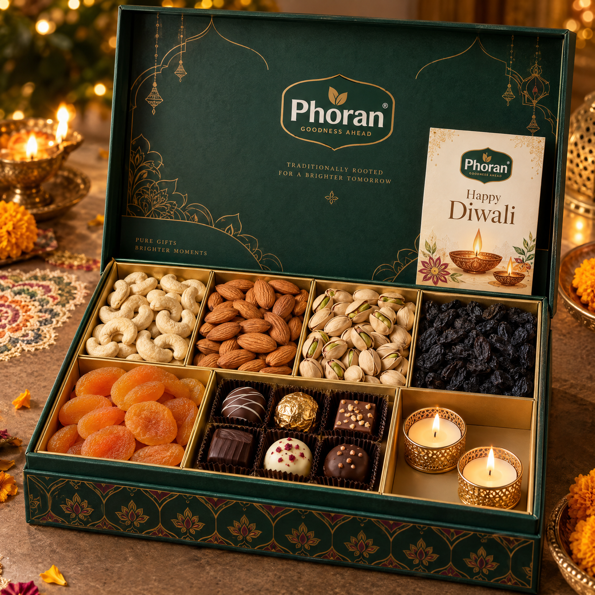 Premium Dry Fruits Gift Pack – 250 GM Diwali gifting