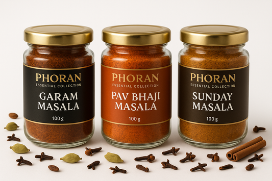 300g Premium Masala Trio: Garam Masala, Pav Bhaji Masala & Sunday Masala - Essential Collection