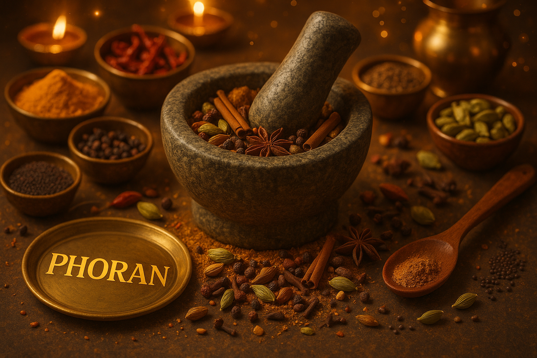 Grinding Fresh Whole Spices for Diwali - Homemade Masala Magic