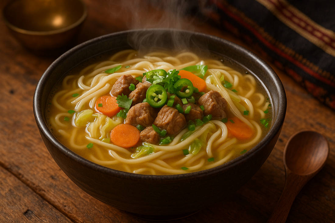 Warming Arunachal Thukpa with Phoran Premium Garam Masala