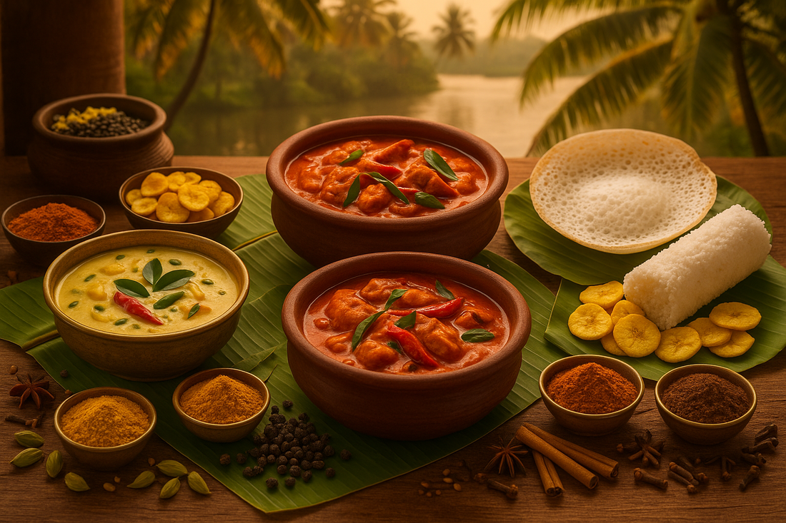 Authentic Kerala Delicacies with Phoran Masala - God's Own Country Flavors