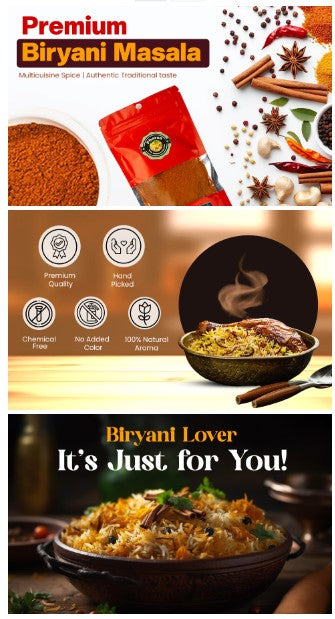 How to cook restaurant-style biryani at home with Phoran Biryani Masala - authentic Hyderabadi recipe