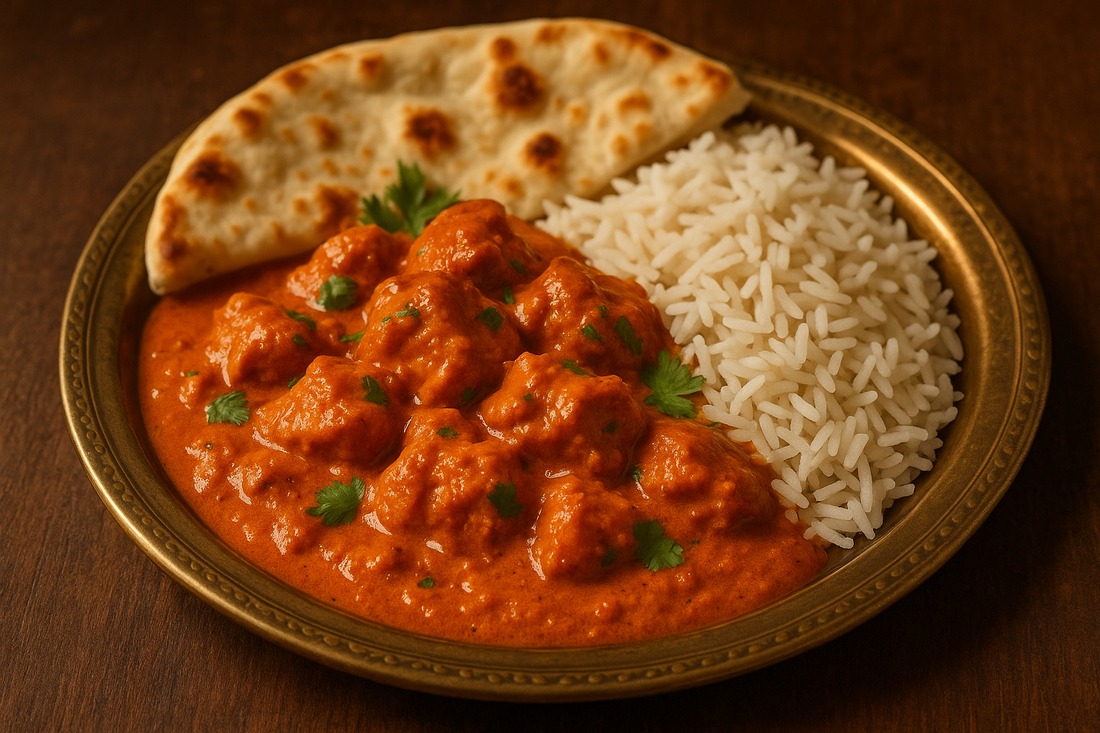 Creamy Punjabi Butter Chicken with Complete Phoran Masala Spice Collection