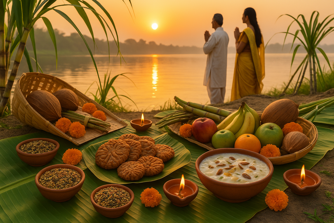 Chhath Puja Celebration: Sacred Vegetarian Recipes with Phoran Masala