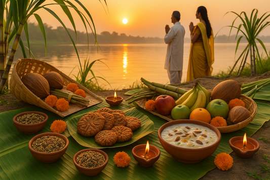 Chhath Puja Celebration: Sacred Vegetarian Recipes with Phoran Masala