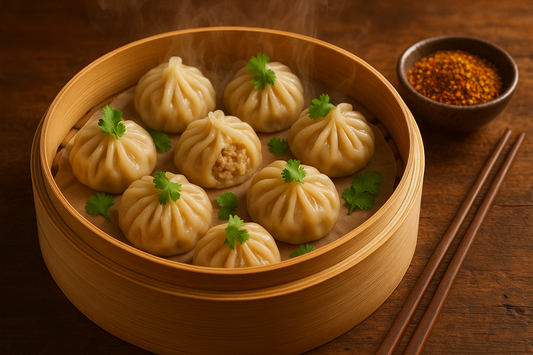 Chicken Momos Recipe: Steamed Himalayan Dumplings with Phoran Masala