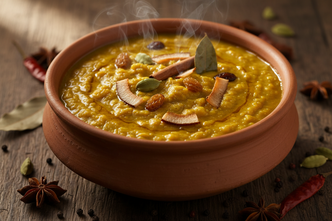 How to Make Cholar Dal: Bengali Bengal Gram Dal with Coconut