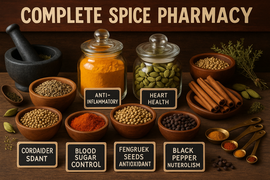Complete Spice Pharmacy: Health Benefits of Phoran's Specialty Spices & Seeds