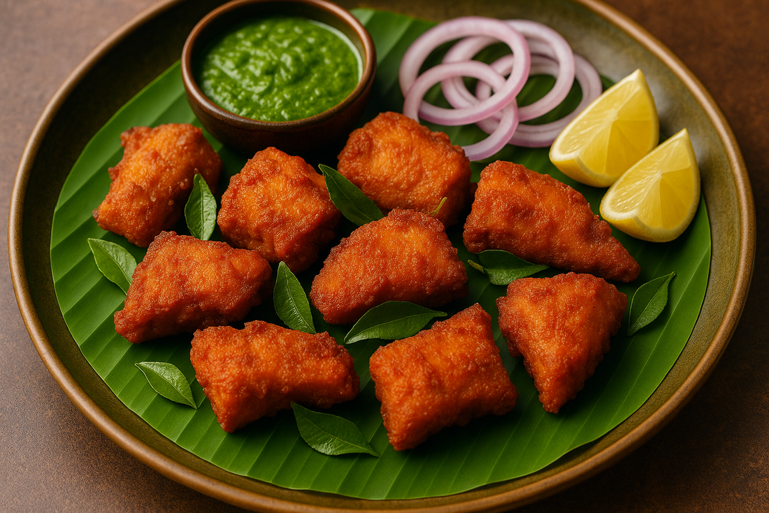 Crispy Daman Fish Koliwada with Phoran Premium Garam Masala