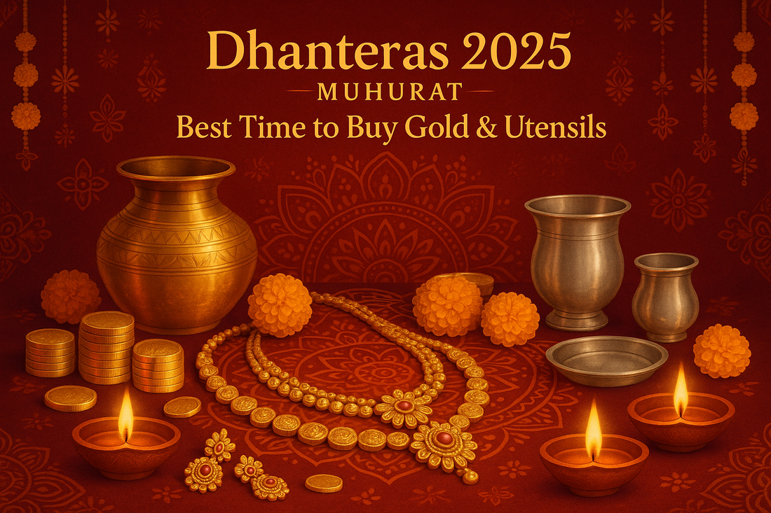 Dhanteras 2025 Muhurat: Best Time to Buy Gold & Utensils! 💰🪔