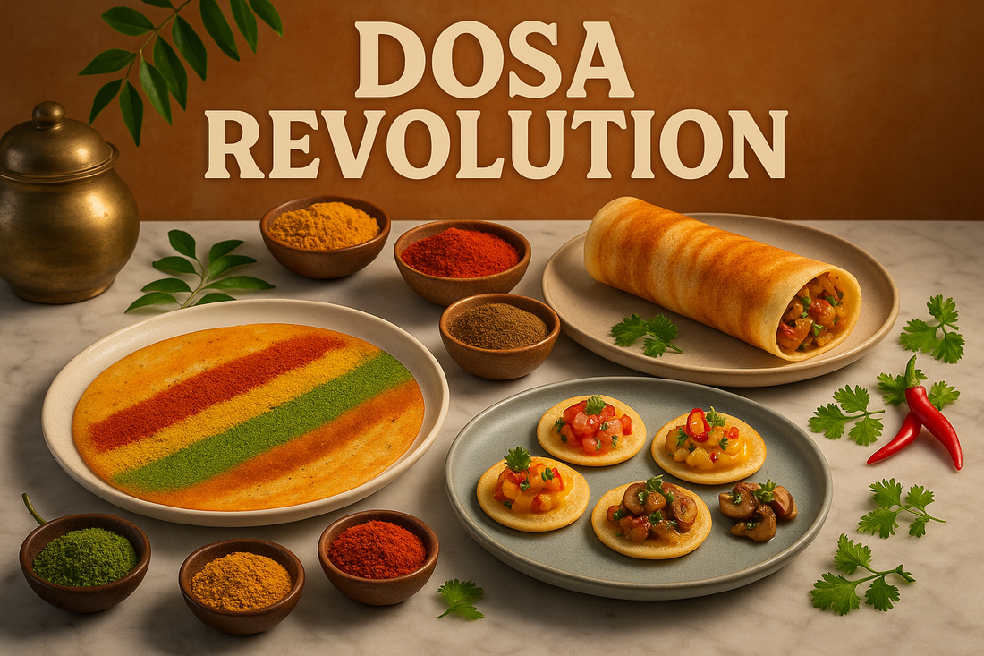 Crispy South Indian Dosa with Phoran Premium Spice Collection