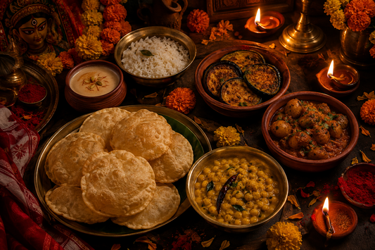 Durga Puja Food at Home: A Bengali-Inspired Vegetarian Menu