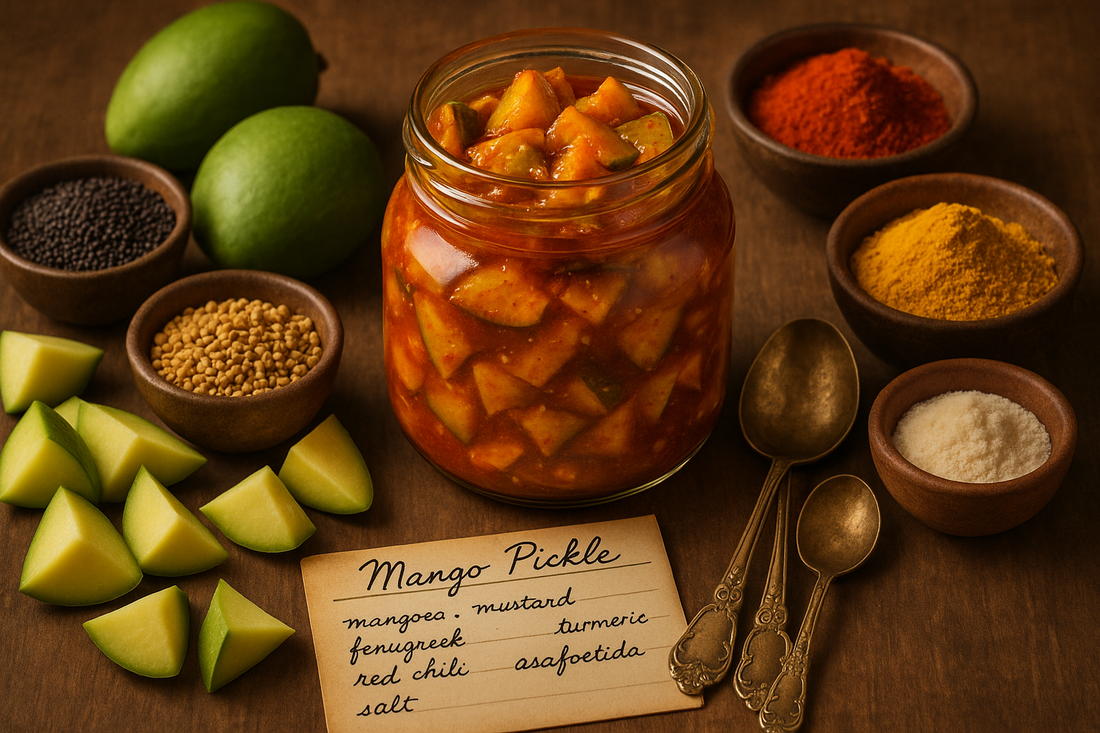 The Art of Homemade Mango Pickle: Traditional Recipes with Premium Phoran Masala Spices