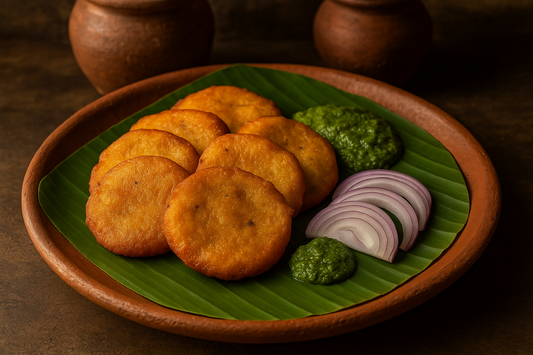 Crispy Jharkhand Dhuska with Phoran Premium Garam Masala Chutney