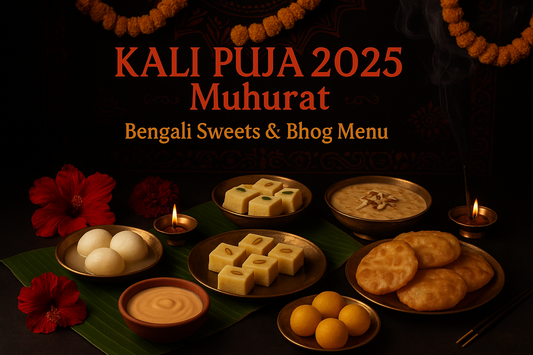 Kali Puja 2025 Muhurat: Bengali Sweets & Bhog Menu! 🖤🍬