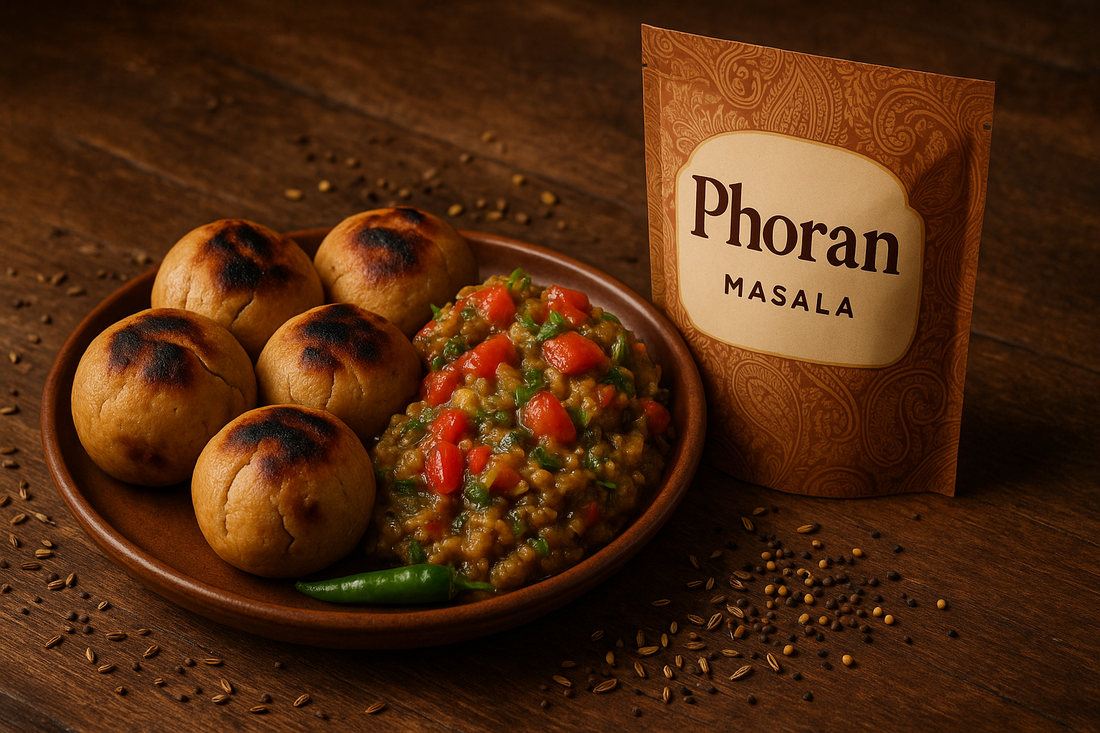 Authentic Bihari Litti Chokha with Phoran Premium Garam Masala