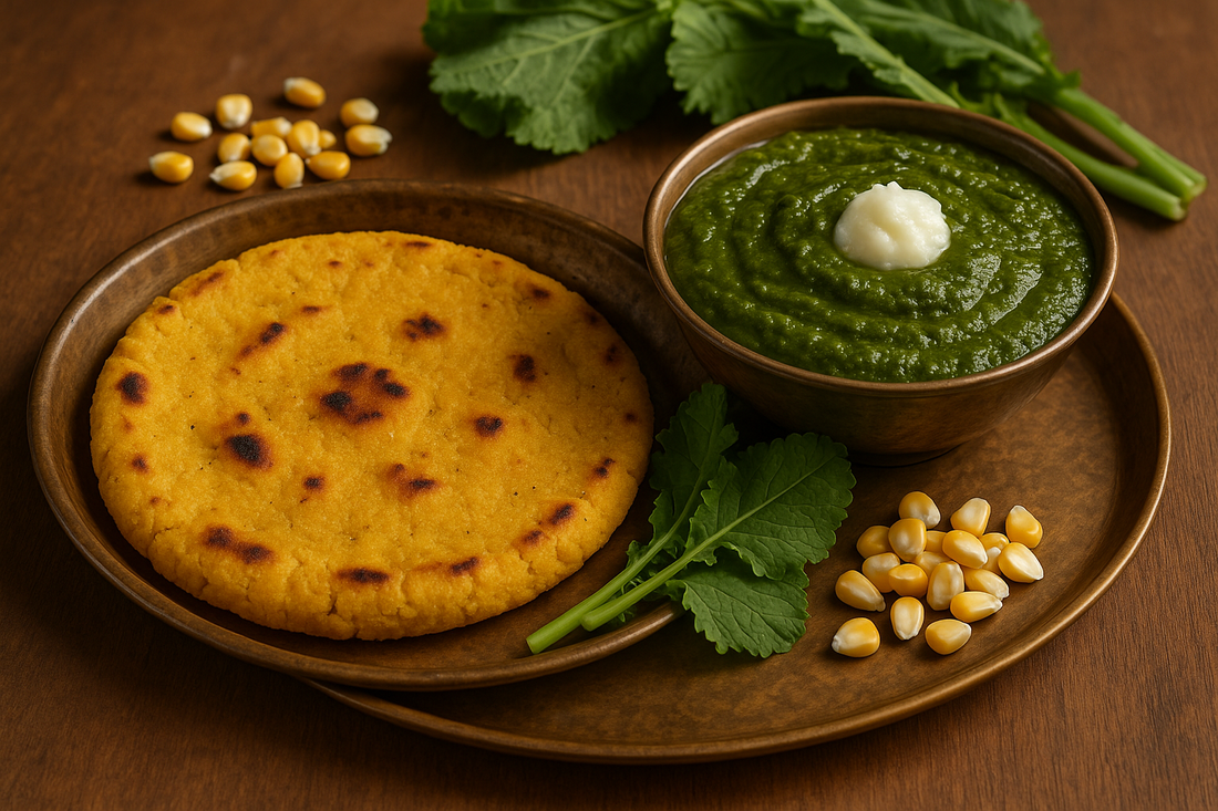 Traditional Punjabi Makki Di Roti with Phoran Premium Masala Collection