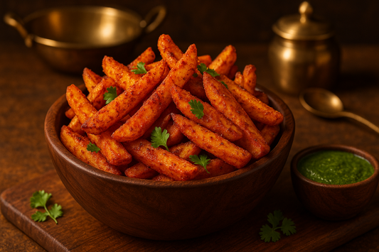 Masala Fries Recipe: Crispy Indian-Style Potato Fries with Phoran Masala