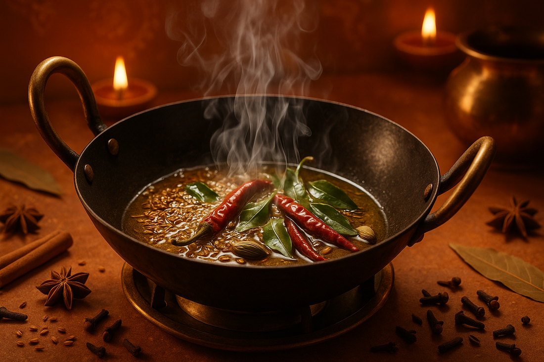 Mastering Tadka - Diwali Tempering Techniques with Whole Spices