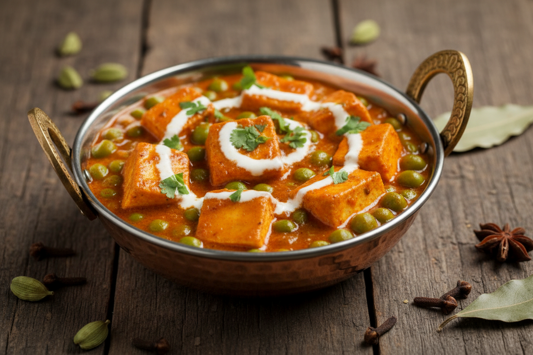 How to Make Matar Paneer: Peas and Paneer Curry
