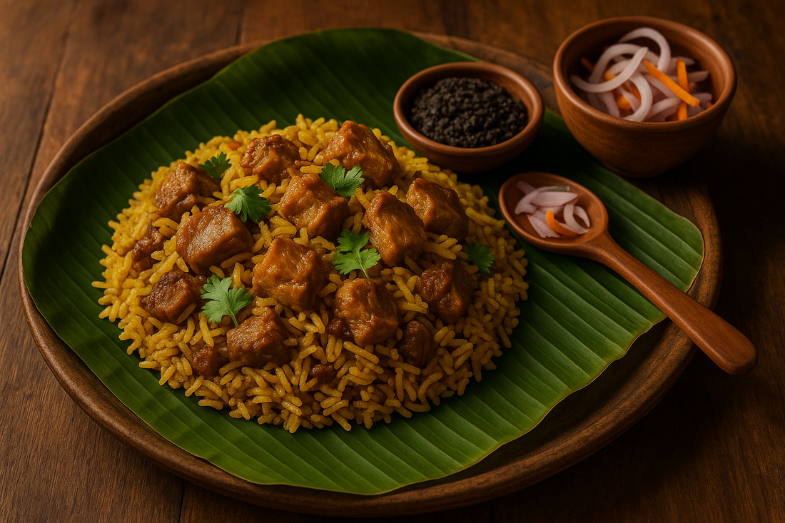 Aromatic Meghalaya Jadoh with Phoran Premium Garam Masala