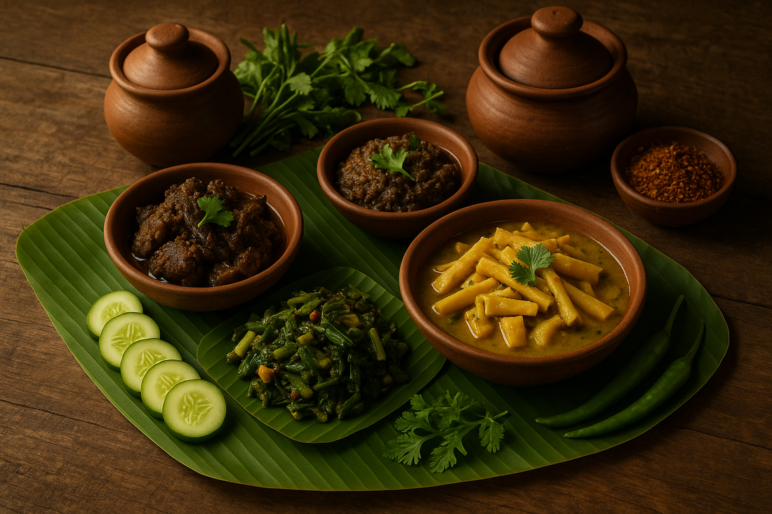 Traditional Tripura Mui Borok with Phoran Premium Garam Masala