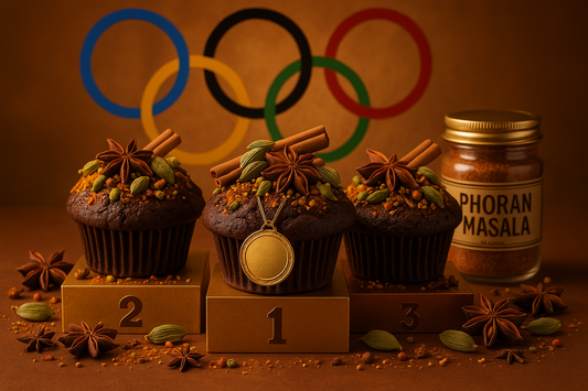 Olympic Chocolate Muffins: A Champion's Treat with Phoran Masala Spices