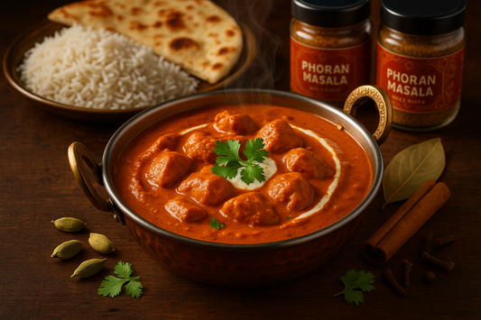 Restaurant-Style Butter Chicken with Phoranmasala Spices