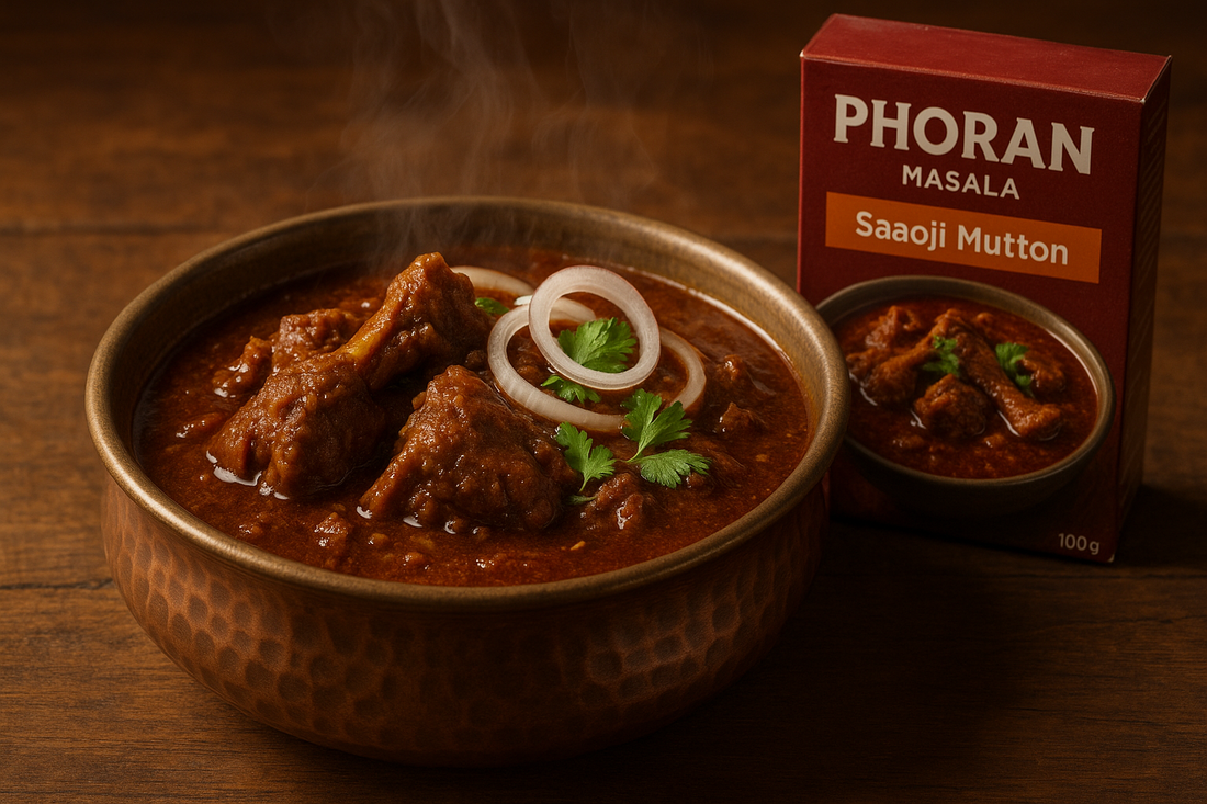 Saoji Mutton: The Fiery Nagpur Delicacy with Phoran Masala's Authentic Spices