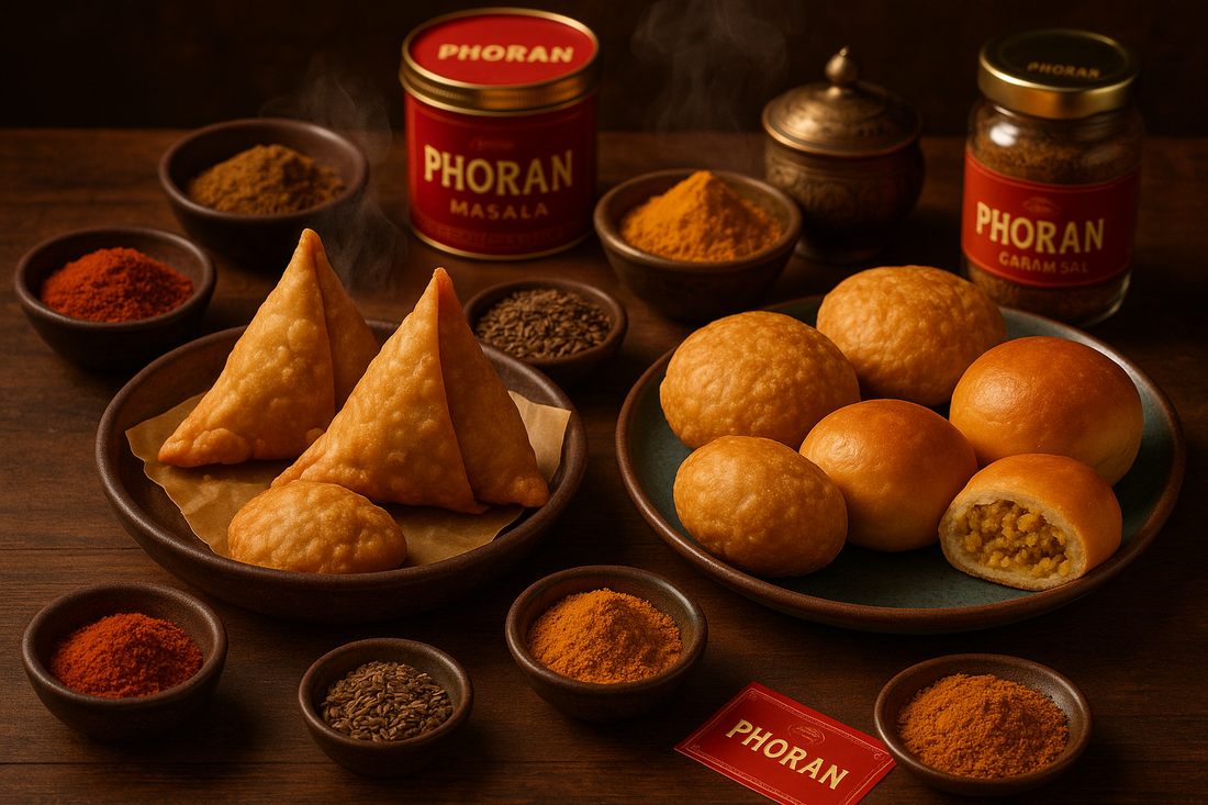 Street Food Favorites: Mastering Samosa, Kachori & Dal Pao with Phoran Masala Spices