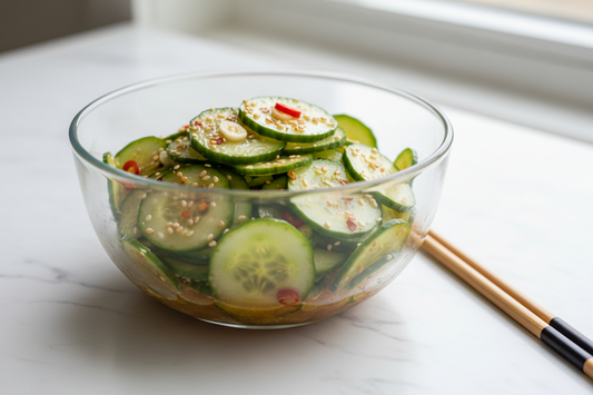 The Viral Cucumber Salad Gets a Chaat Upgrade — 5 Minutes, Maximum Flavour