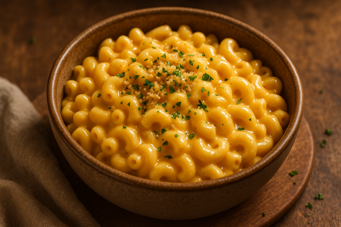 Tini's mac and cheese gets a spicy Indian makeover - fusion comfort food with Phoran Masala