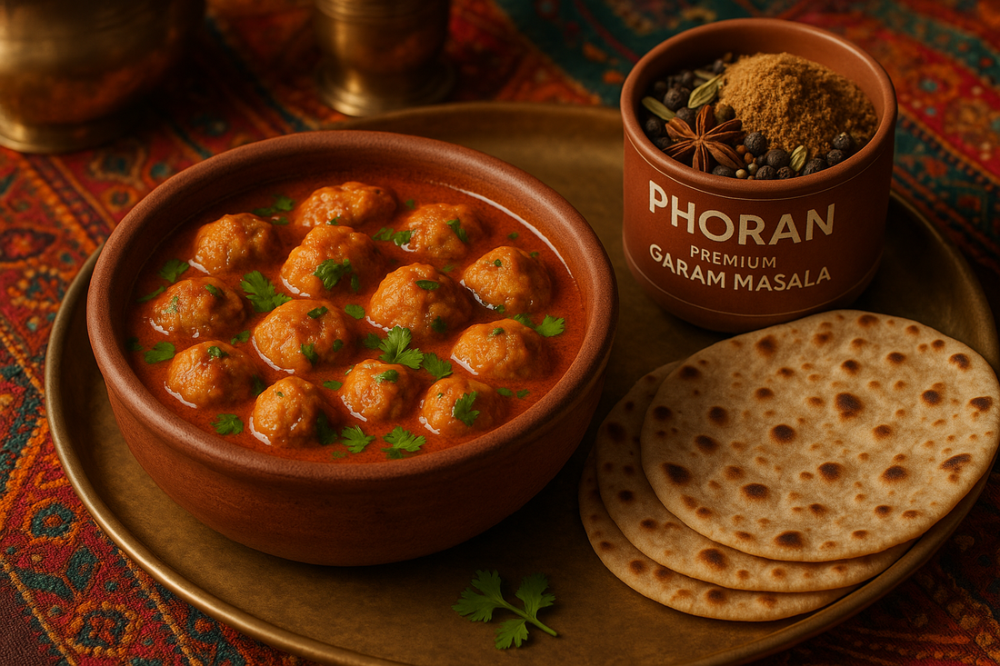 Traditional Rajasthani Gatte Ki Sabzi with Phoran Premium Garam Masala