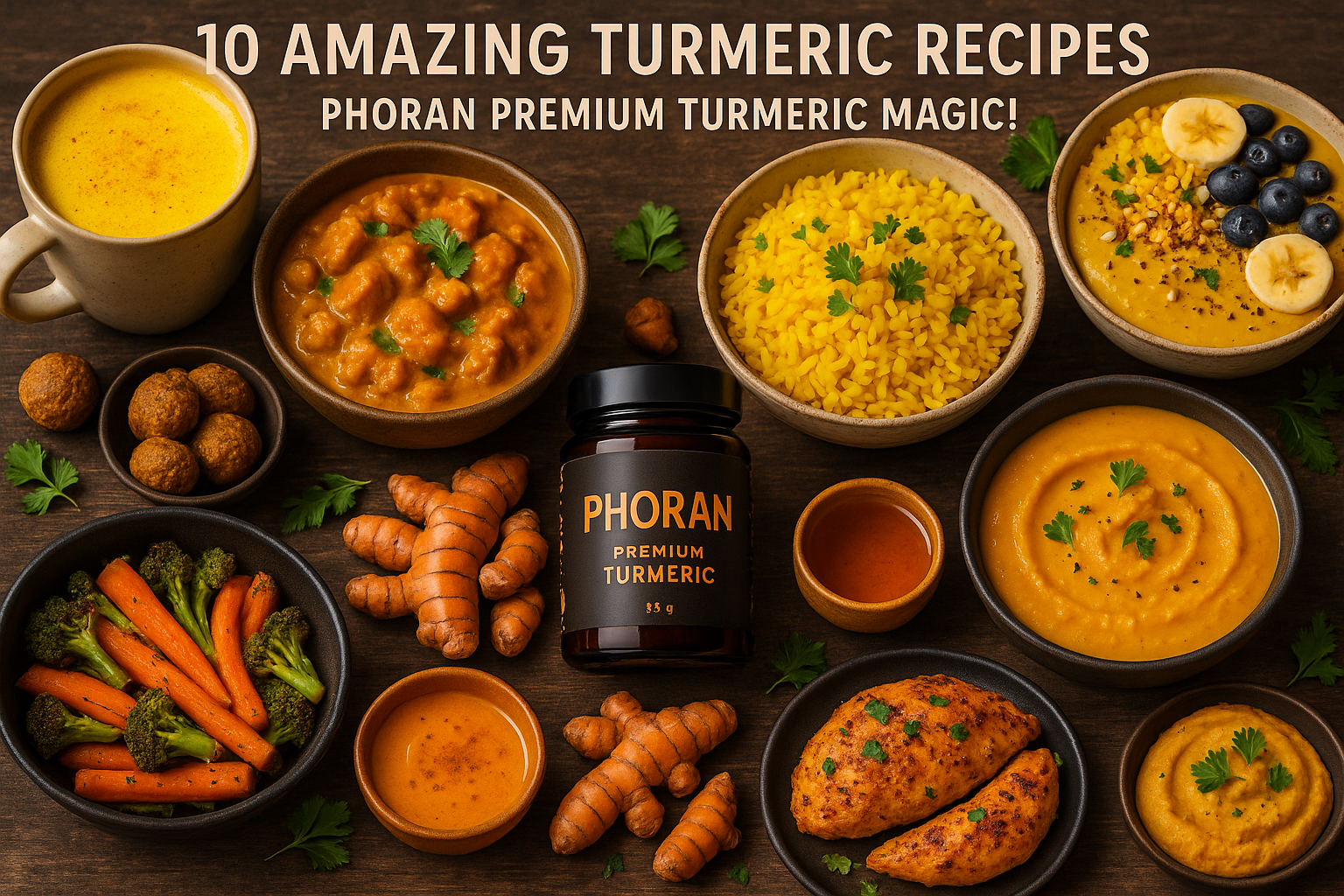 10 Amazing Turmeric Recipes - Phoran Premium Turmeric Magic!