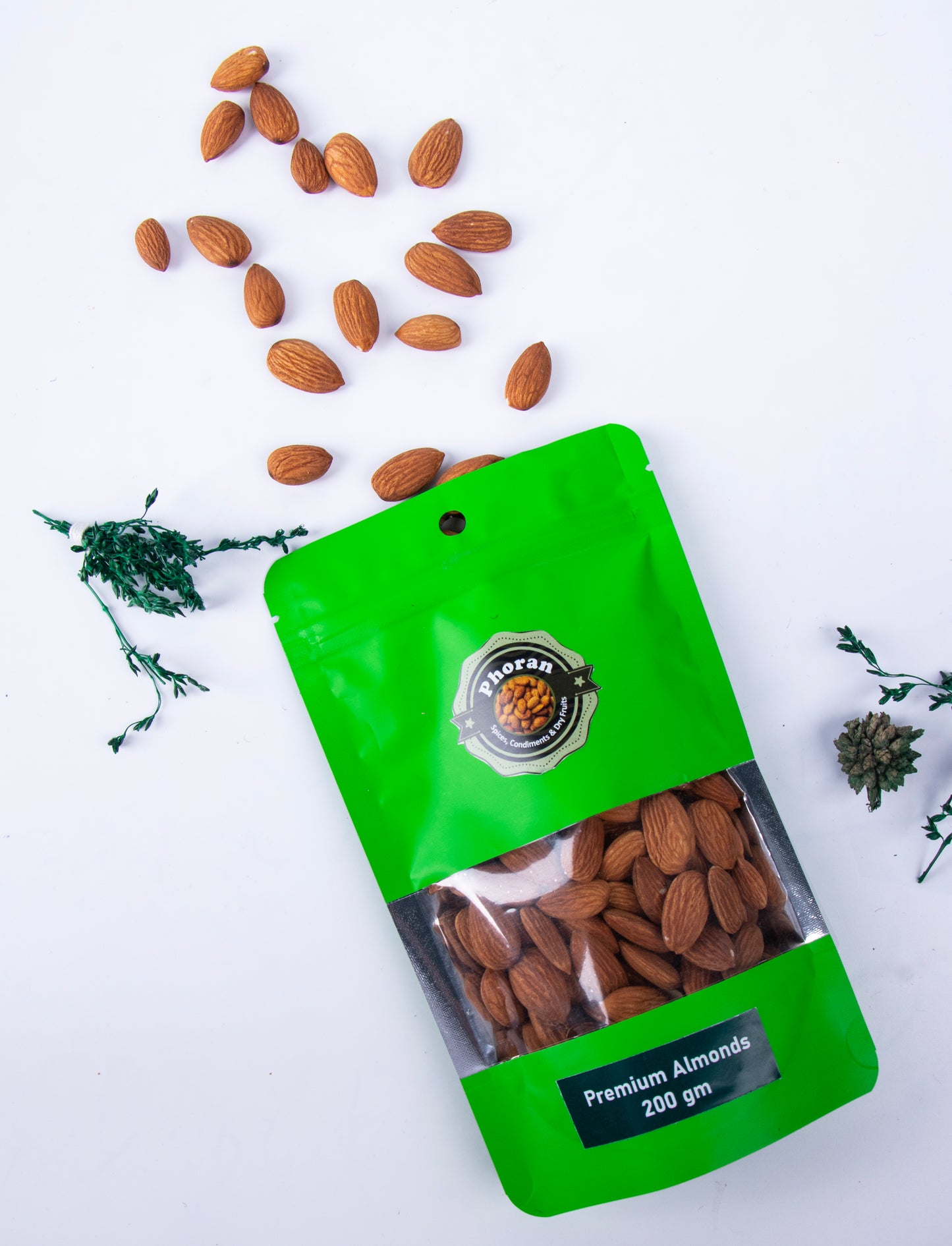PACK OF 5 DRYFRUITS 50 GM EACH - ALMOND / CASHEWNUT / RAISIN / WALNUT KERNEL / PISTACHIO