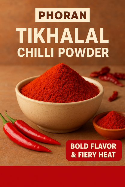 Phoran TikhaLal Chilli Powder – Bold Flavor & Fiery Heat