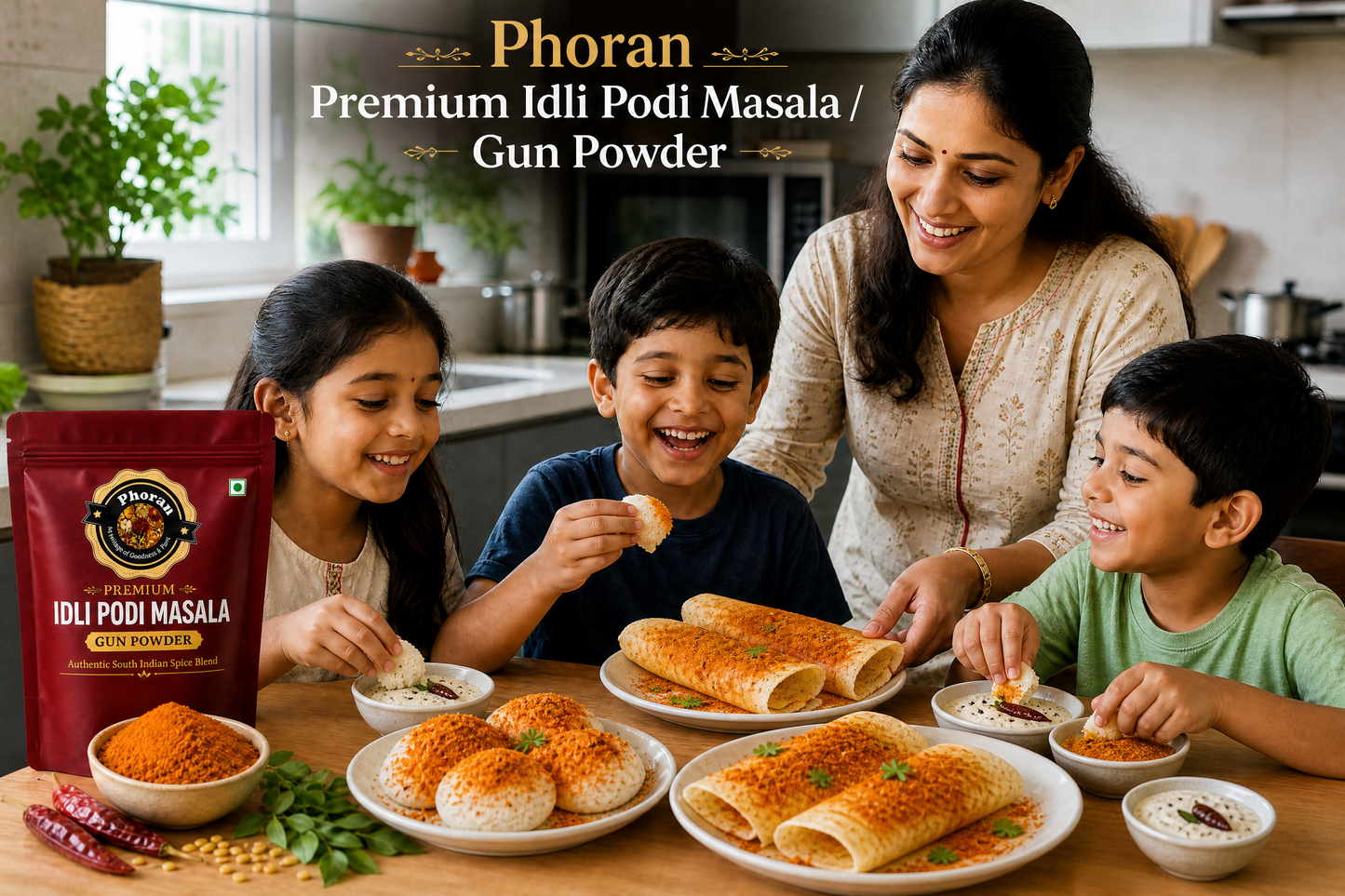 Idli Podi Masala (Gun Powder) – Authentic South Indian Spice Mix