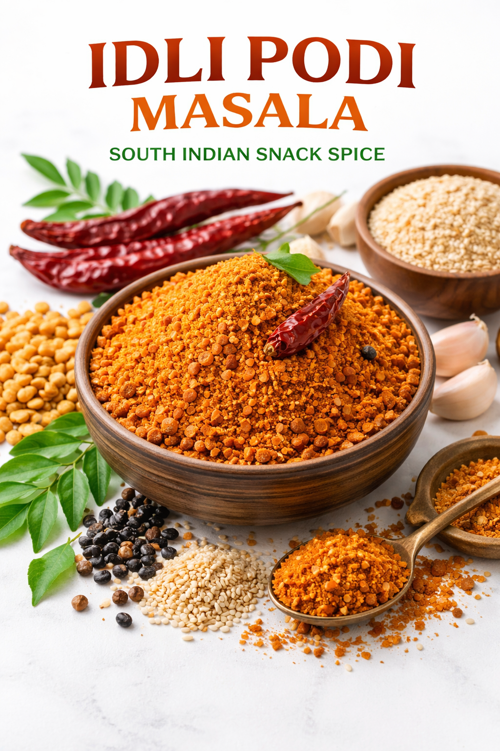 Idli Podi Masala (Gun Powder) – Authentic South Indian Spice Mix