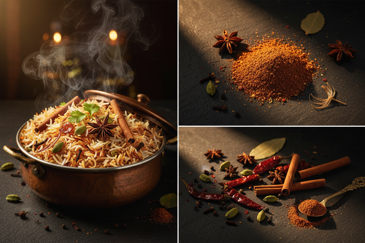Biryani Masala mood reference