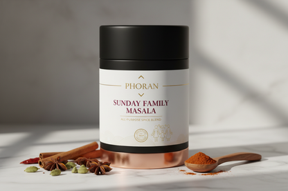 Buy Sunday Family Masala Online India - All-Purpose Spice | Phoran, take packaginf image from product collection